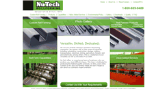 Desktop Screenshot of nutechrollforming.com